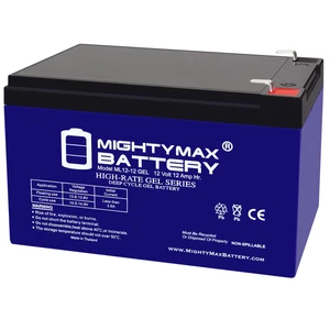Mighty Max 12V 12AH GEL F2 Battery Compatible with Kid Trax Avigo Mini Cooper - Picture 1 of 6