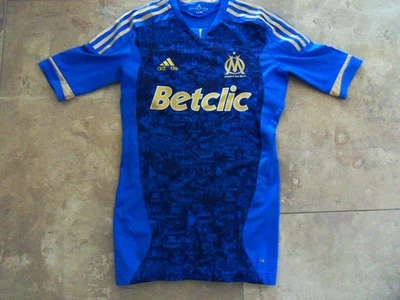 MAILLOT ADIDAS DE L'OLYMPIQUE DE MARSEILLE OM SAISON 2010/2011 VERITABLE VINTAGE - Photo 1/4