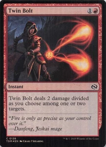 Lámina Twin Bolt Tarkir Dragonstorm #128 casi nueva como nueva como nueva - Imagen 1 de 2