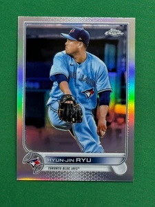 2022 Topps Chrome Baseball Hyun-Jin Ryu #122 rifrattore - Foto 1 di 2