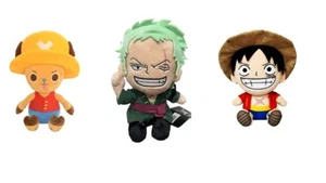 Peluches One Piece: Ruffy, Zorro, Chopper - 14-25 cm - ¡Perfecto para fans! - Imagen 1 de 4