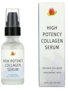 Reviva Labs - High Potency Face Soluble Collagen Serum + Hyaluronic Acid 1 Oz - Picture 1 of 1