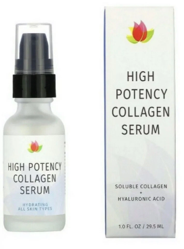 Reviva Labs - High Potency Face Soluble Collagen Serum + Hyaluronic Acid 1 Oz - Image 1 of 1