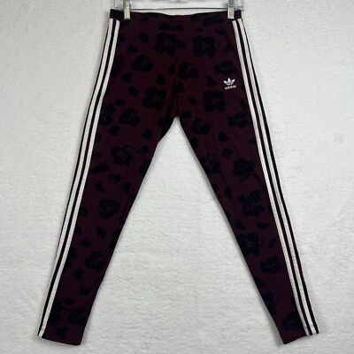 Medias Adidas Originales Para Mujer Estampado Completo Granate Negro EC1908 Medianas Foto 1 de 4