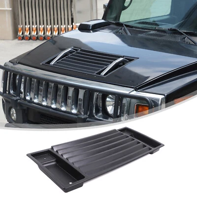 ABS Matte Black Front Hood Grille Engine Cover Trim for Hummer H2 2003-2009 Foto 1 de 4