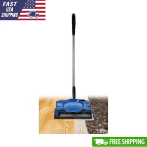 Floor & Carpet Sweeper Rechargeable Cordless Handle Loop Cleaner Powerful Blue - Picture 1 of 10