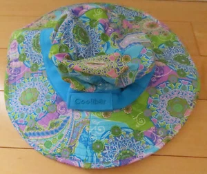 NWOT COOLIBAR Girls' Size S/M (20-21 Head Circumference) Multicolor Floral Hat - Picture 1 of 3