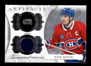 NICK SUZUKI 2023/24 UD ARTIFACTS TREASURED SWATCHES JERSEY RELIC BF3155 - Picture 1 of 1