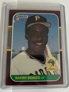 1987 Donruss Opening Day - Barry Bonds #163 Barry Bonds Pictured (RC) - Picture 1 of 2