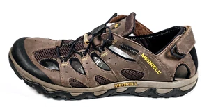 Merrell Performance Footwear Men's Sz 10.5 Portage Web Dark Earth Hiking Sandal - Picture 1 of 9