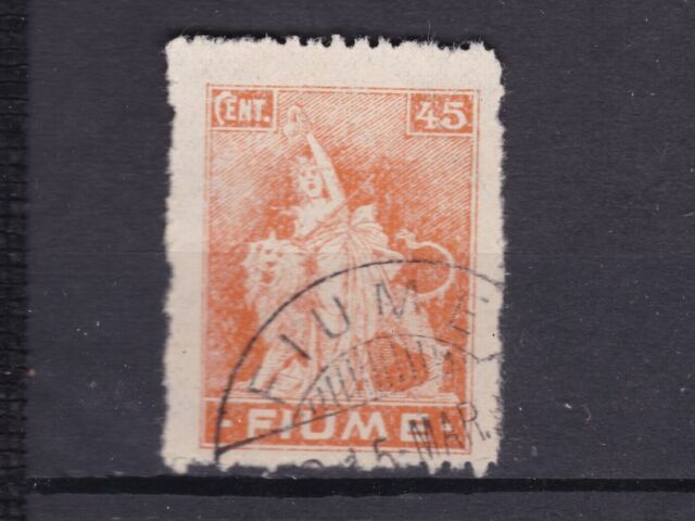 TIMBRE ITALIE 1919 FIUME N° 41-OBL.TB-VOIR SCAN-VSCAN-Z298