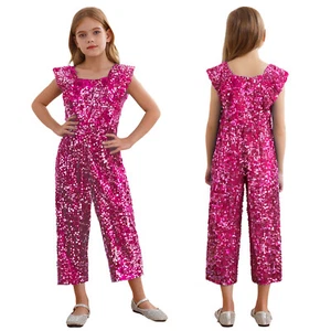 Girls Special Occasion Dress Cohesive Sparkly Outfit Stage-performance-ready - Picture 1 of 50