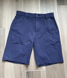 Vineyard Vines Navy Blue Performance Breaker Shorts Boys Size 14 EUC Uniform - Picture 1 of 5