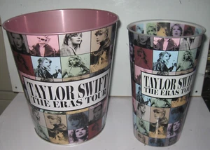 TAYLOR SWIFT ERAS TOUR PELÍCULA lata palomitas cubo y taza de bebida de plástico AMC EXCLUSIVO - Imagen 1 de 1