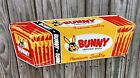 Rusty Bunny Bread Loaf General Store Advertising Tin Tacker Sign