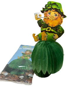 Centro de mesa de duende tejido de panal 11,5" hecho en EE. UU. por Eureka nuevo de stock - Imagen 1 de 9