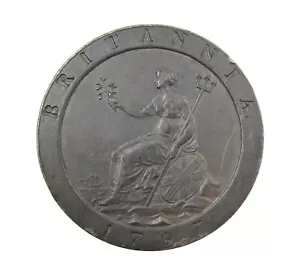 GEORGE III 1797 COPPER CARTWHEEL PENNY - GVF - Picture 1 of 2