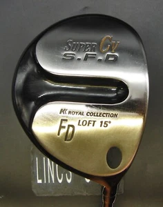 Japanese Royal Collection Super Cv SFD 15° Wood Stiff Graphite Shaft Royal Grip - Picture 1 of 6