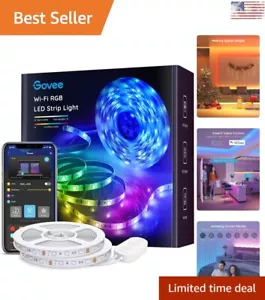 LED Strip Lights - WiFi, Alexa & Google Assistant, App Control - Colors - 32.8ft - Picture 1 of 10