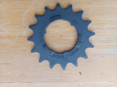 Nuevo de Lote Antiguo Clásico SA Sturmey Archer COG 16 dientes x 3/32 pulgadas-años 50-60-70-80•FS Foto 1 de 4