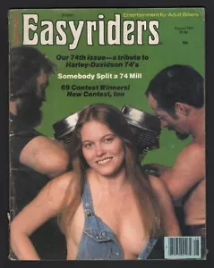 EASYRIDERS MAGAZINE - #74, August 1979, FR/GD, SPINE WEAR, NO DAVE MANN ART - Picture 1 of 2