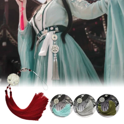 Hanfu Borla Cintura Colgante Presión Falda Regalo Colgante Accesorios Decoración del Hogar- Foto 1 de 4