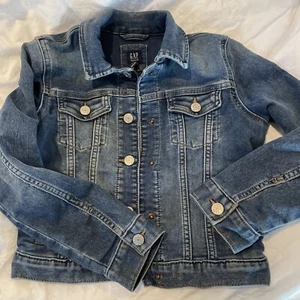 Gap Girls Denim Jean Jacket - Size Medium (8/9) - Picture 1 of 5