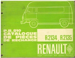 RENAULT ESTAFETTE HIGH ROOF VAN ORIGINAL 1965 FACTORY PARTS CATALOGUE - Picture 1 of 1