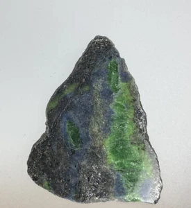 TANSANIT TSAVORIT Scheibe (5gr) Tanzanite Tsavorite Slab, Merelani - Picture 1 of 2