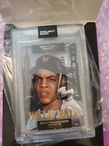 (1) Willie Mays 2020 Topps Project 2020 Willie Mays #309 Ben Baller Giants - Picture 1 of 6