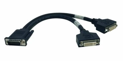 Tripplite P576-001 Male DMS-59 to Dual DVI-I Female Splitter Y Cable 1 Foot - Image 1 of 2