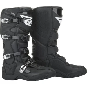 Fly Racing FR5 MX Boots Motorcycle Motocross Off-Road Black - Picture 1 of 5