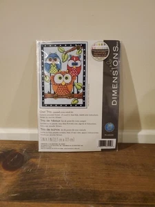 Dimensions Owl Trio Counted Cross Stitch Kit 5x7 #70-65159 - Picture 1 of 5