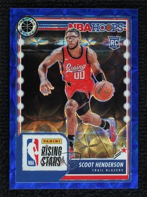 2023-24 Panini NBA Hoops Premium Stock Blue Prizm /25 Scoot Henderson Rookie RC - Image 1 of 2
