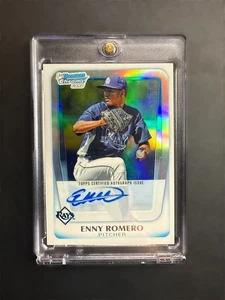 2011 Bowman Chrome - Prospects Enny Romero Tampa Bay Rays /500 (RC Auto) - Picture 1 of 2