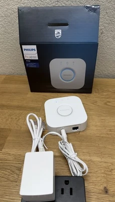 Philips Hue Bridge Controlador Hub Blanco 8478OB Con Caja Foto 1 de 4