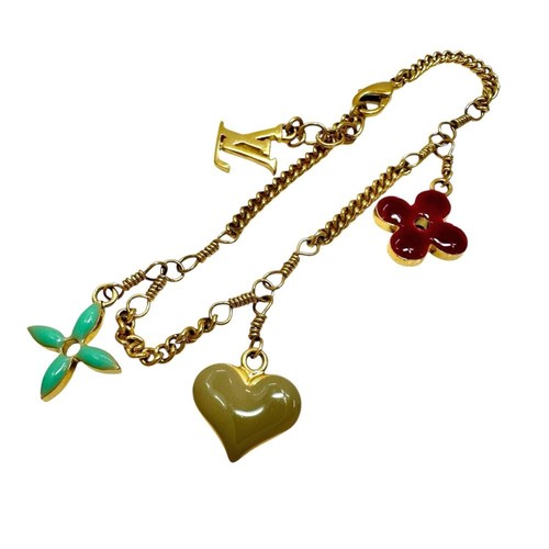 LOUIS VUITTON（LV） Y0705 Louis Vuitton Bracciale Dolce Monogramma 18 cm Placcato Oro Donna M65477