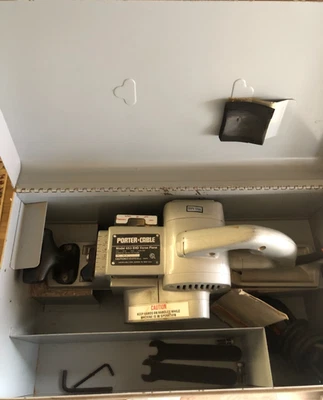 Porter-Cable Модель 653 EHD Versa Plane с Оригинальным Металлическим Чехлом, Ограждением и Руководством VGC! - Изображение 1 из 4