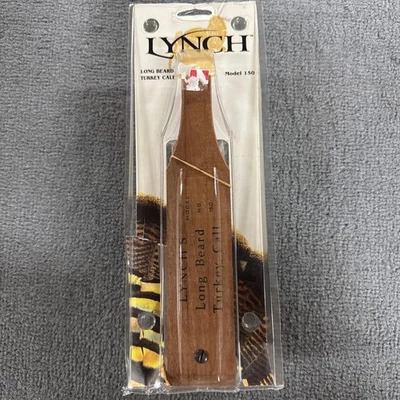 Lynch’s Long Beard Pavo Caja de Llamadas Modelo 150 Nuevo de Lote Antiguo Foto 1 de 3