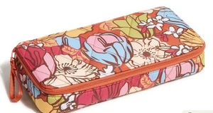 Portapillole da viaggio grande Vera Bradley MIDDAY GARDEN nuovo con etichette - Foto 1 di 3