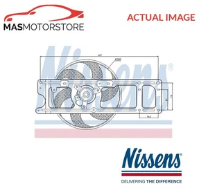 ENGINE COOLING RADIATOR FAN NISSENS 85253 FOR RENAULT KANGOO,CLIO II,THALIA I - Picture 1 of 5