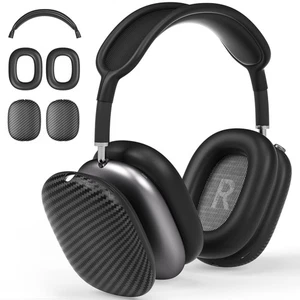 Case Cover for AirPods Max Headphones, Carbon Fiber Texture TPU Ear Cups Case... - Picture 1 of 8
