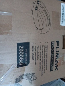 Aqua Miracle Pond Areration Air Pump Kit For 2000 Gallon Ponds Open Box Freeship - Picture 1 of 1