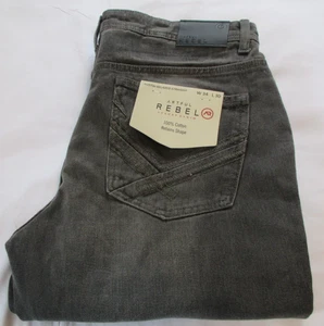 Artful Rebel Relaxed Straight 100 % Baumwolle Herren Jeans Größe 34 x 30 - Bild 1 von 3