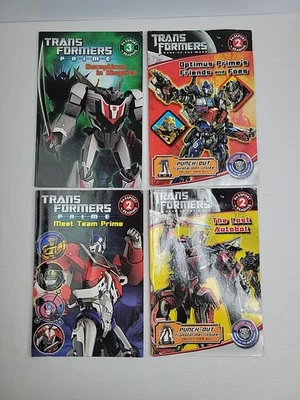 Passport to Reading Level 2, 3 Reader Lot of 4 books Transformers paperback - Image 1 of 4
