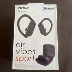 Vivitar Air Vibes Sport BLUETOOTH true wireless earphones and Charging Case. - Photo 1 sur 1