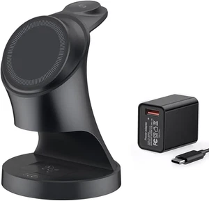 Chargeur Sans Fil, Support Chargeur Sans Fil Magnétique 3 en 1, Charge Sans Fil Rapide - Photo 1 sur 11