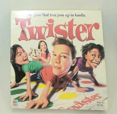 Vintage Original Twister Game By Milton Bradley Hasbro 2002 Factory Sealed NEW - Image 1 of 4