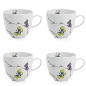 Michael Aram Butterfly Ginkgo Dinnerware Collection Mugs set of 4 - Picture 1 of 2