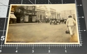 1910s PUBLIC LIBRARY New York City NY STREET VIEW Antique NYC Snapshot PHOTO - Picture 1 of 3